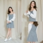Shori Sassy Dress เดรสเปิดไหล่ลายตาราง