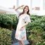 Sassy Painting Midi Dress : Earth Tone ลายสีเอิร์ธโทน