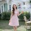 Girlish Floret Dress : ลายดอกโทนชมพู [Made by Pastel Time]