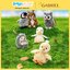 Gabriel ตุ๊กตานุ่มนิ่ม วัสดุนุ่มพิเศษ เหมาะสำหรับทุกวัย งาน Handmade ลาย Rowanสูง 15 cm