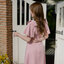 Bellette Bow Shoulder Dress : สีชมพู