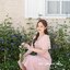 Dear Darling Midi Dress - สีชมพู