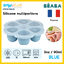 BEABA ถาดซิลิโคน Silicone multiportions 90 ml / Blue