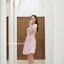 Destiny Puff Dress : สีชมพู [Made by Pastel Time]