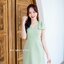 Erin Dress : สีเขียวมัทฉะ [Made by Pastel Time]