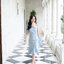 Ashley One - Shoulder Dress – สีเขียวอมเทา