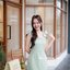 Maggie Double Bow Dress : สีเขียวมัทฉะ [Made by Pastel Time]