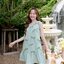 Bow me softly dress : สีเขียว