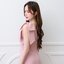 Julia one shoulder maxi dress: สีชมพู