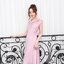 Amour Dress : สีชมพู (โบว์ผูกได้หลายแบบ)