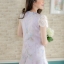 Sweet Flowery wt Lace Dress