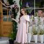 Charming Off-Shoulder Midi Dress : สีชมพู [Made by Pastel Time]