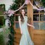Petal Sway Maxi Dress : สีเขียวมัทฉะ
