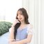 Eve - 3D Floret Midi Dress : สีฟ้าคราม [Made by Pastel Time]