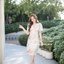 Sassy Painting Midi Dress : Earth Tone ลายสีเอิร์ธโทน