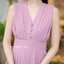 Aubrey Midi Dress : สีชมพูกลีบบัว [Made by Pastel Time]
