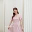 Destiny Puff Dress : สีชมพู [Made by Pastel Time]