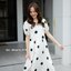 Two-Way Polka Dot Midi Dress เดรสยาวลายจุดใส่ได้2แบบ
