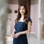 Demi Dress - เดรสสีกรม