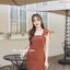 Maggie Double Bow Dress : สีส้มอิฐ [Made by Pastel Time]