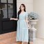 Momiji Midi Dress : สีเขียวมิ้นท์ [Made by Pastel Time]