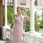 Stacey one-shoulder dress : สีชมพู [Made by Pastel Time]