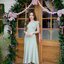Petal Sway Maxi Dress : สีเขียวมัทฉะ