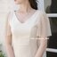 Dear Darling Midi Dress - สีครีม