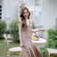 Petal Sway Maxi Dress : สีโอวัลติน