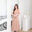 Julia one shoulder maxi dress: สีโอวัลติน