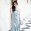 Ashley One - Shoulder Dress – สีเขียวอมเทา