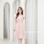 Rika Ruffle Dress : สีชมพู
