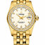 TITONI Automatic COSMO QUEEN ผู้หญิง รุ่น 729G-DB-541 ( หน้าปัดสีขาว ขอบพลอย) ประกันศูนย์ไทย