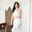 Ashley One - Shoulder Dress – สีขาว