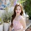 Girlish Floret Dress : ลายดอกโทนชมพู [Made by Pastel Time]