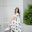 Two-Way Polka Dot Midi Dress เดรสยาวลายจุดใส่ได้2แบบ