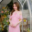 Fay Off-Shoulder Maxi Dress – Blush Pink สีชมพู