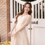 Dear Darling Midi Dress - สีครีม