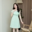 Chloe Single Strap Dress – สีเขียวมิ้นท์ [Made by Pastel Time]