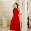 Mei Mei Maxi Dress : สีแดง [Made by Pastel Time]