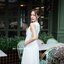 Aubrey Midi Dress : สีขาวออฟไวท์ [Made by Pastel Time]