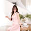 Jannie Dress : สีโอรส [Made by Pastel Time]