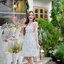Girlish Floret Dress : ลายช่อดอกไม้ผูกโบว์ [Made by Pastel Time]