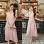Mei Mei Maxi Dress : สีชมพู [Made by Pastel Time]