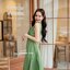 Aubrey Midi Dress : สีเขียว [Made by Pastel Time]