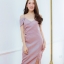 Glamour Blink Dress – เงินประกายชมพู