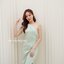 Stacey one-shoulder dress : สีเขียวมิ้นท์ [Made by Pastel Time]