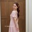 Destiny Puff Dress : สีชมพู [Made by Pastel Time]