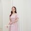Destiny Puff Dress : สีชมพู [Made by Pastel Time]