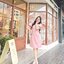 Amber 2in1 Dress : สีชมพู [Made by Pastel Time]